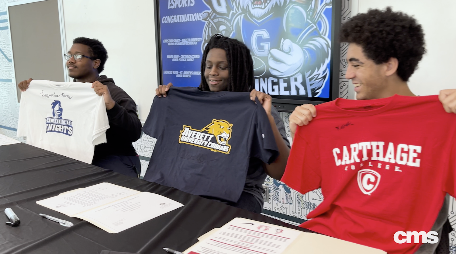  Garinger seniors sign eSports Scholarships